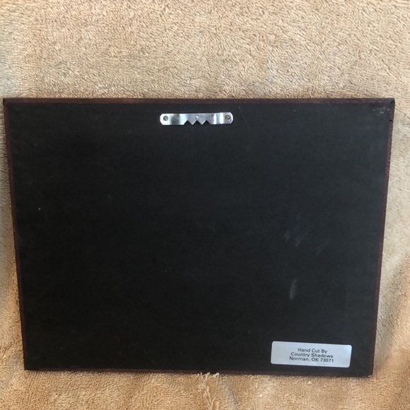 Framed Scherenschnitte Signed Framed Art by Country Shadows ‘My Daughter’ 9”x7” - Picture 5 of 5